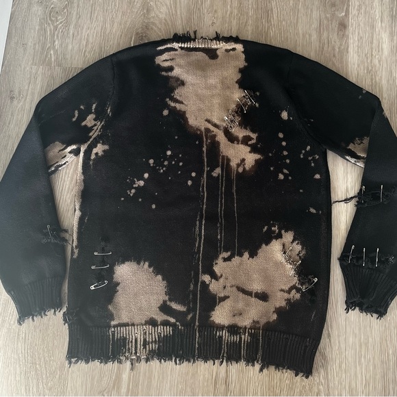 R13 bleach distressed sweater - Picture 3 of 3